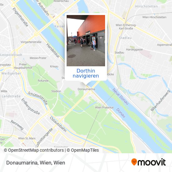 Donaumarina, Wien Karte