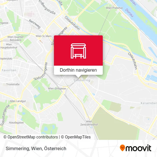 Simmering, Wien Karte