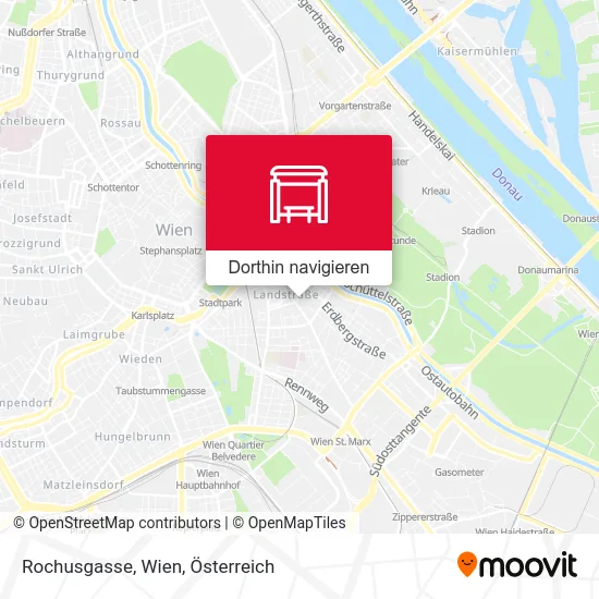 Rochusgasse, Wien Karte