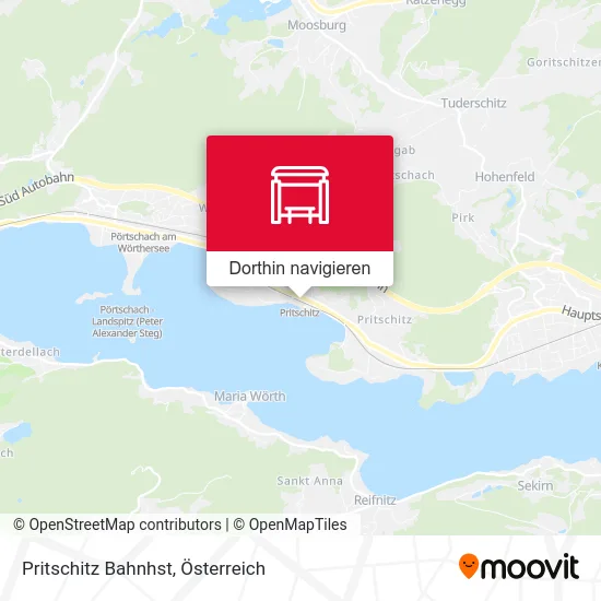 Pritschitz Bahnhst Karte
