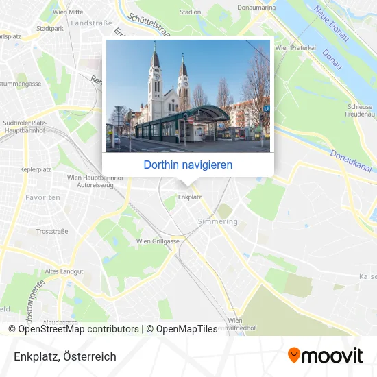 Enkplatz Karte