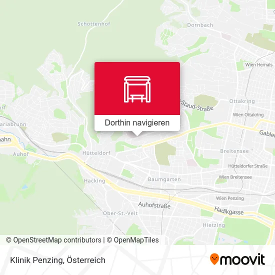 Klinik Penzing Karte
