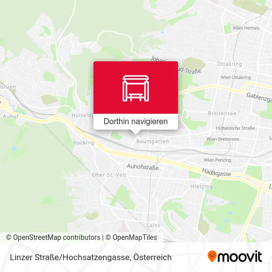 Linzer Straße/Hochsatzengasse Karte