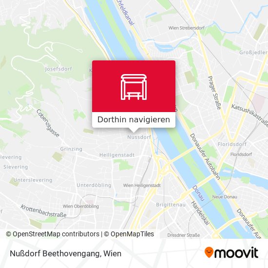 Nußdorf Beethovengang Karte