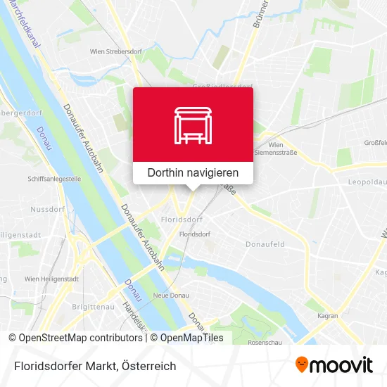 Floridsdorfer Markt Karte