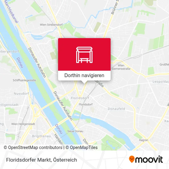 Floridsdorfer Markt Karte
