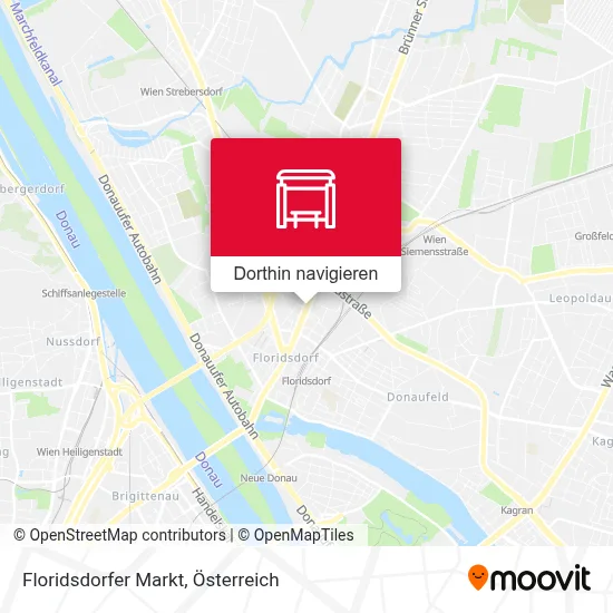 Floridsdorfer Markt Karte