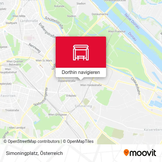 Simoningplatz Karte