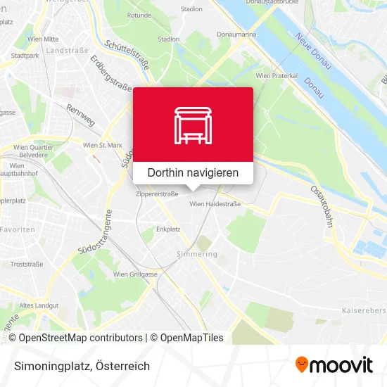 Simoningplatz Karte