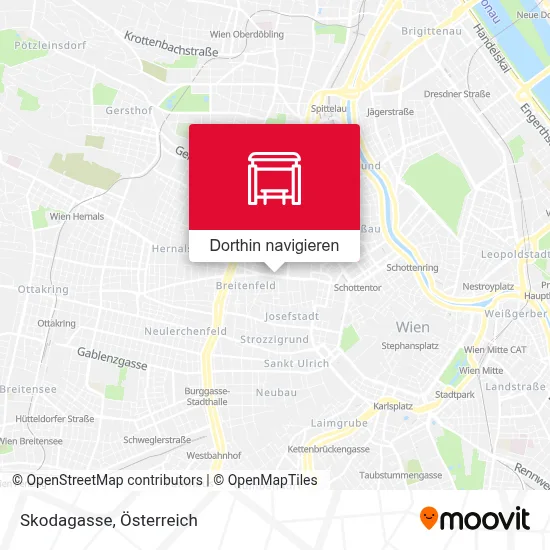 Skodagasse Karte