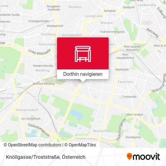 Knöllgasse/Troststraße Karte