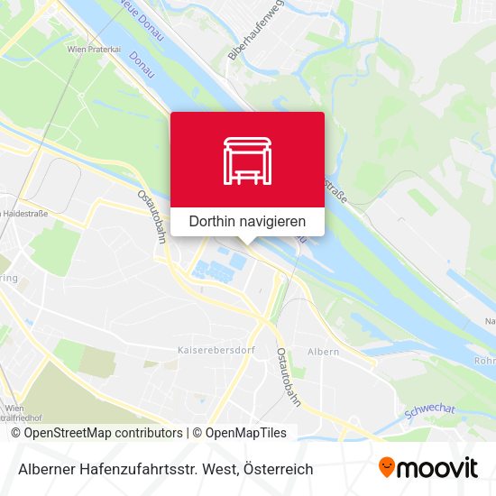 Alberner Hafenzufahrtsstr. West Karte
