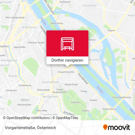 Vorgartenstraße Karte