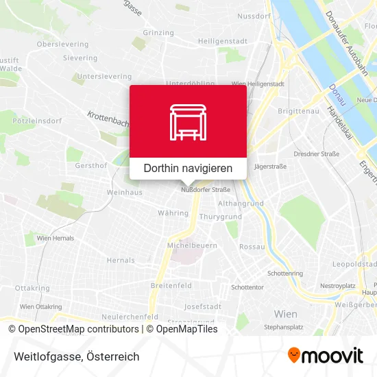 Weitlofgasse Karte