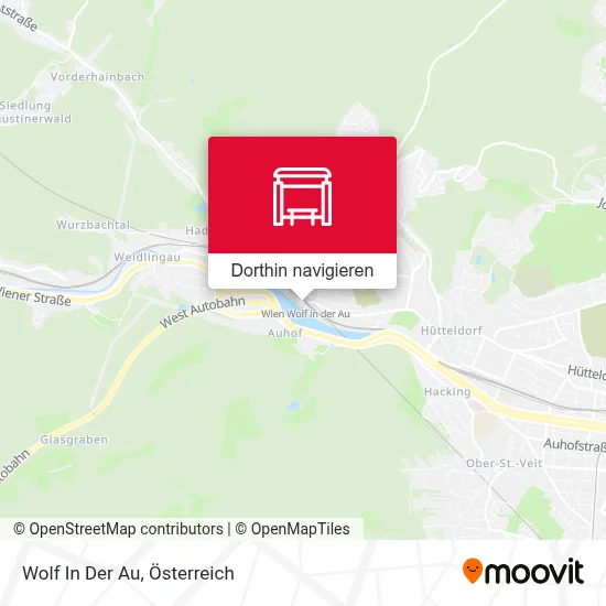 Wolf In Der Au Karte