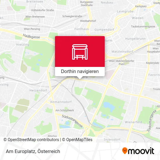 Am Europlatz Karte