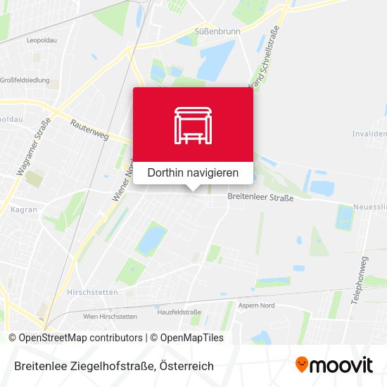 Breitenlee Ziegelhofstraße Karte