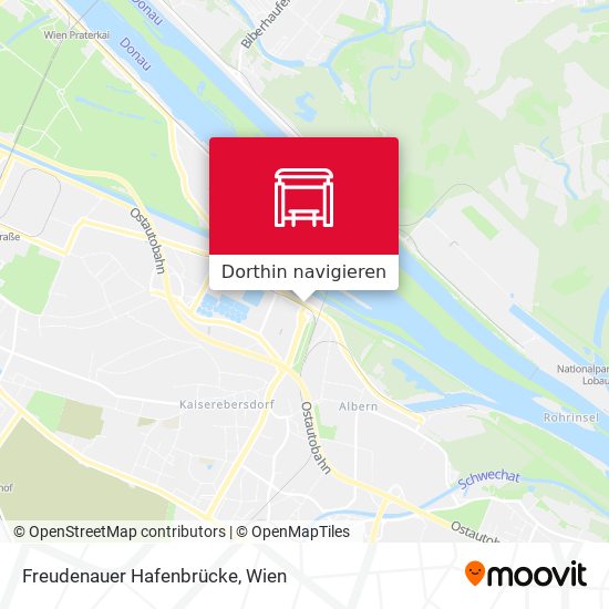 Freudenauer Hafenbrücke Karte