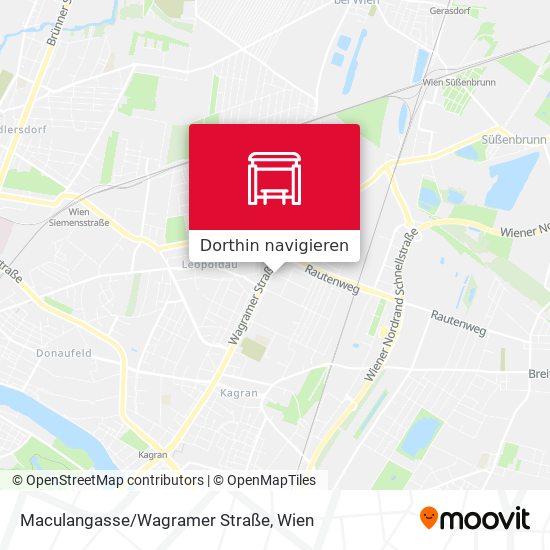 Maculangasse/Wagramer Straße Karte