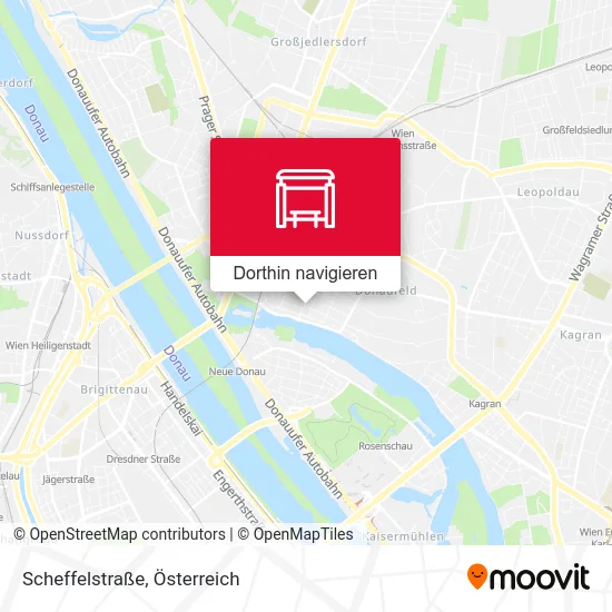 Scheffelstraße Karte