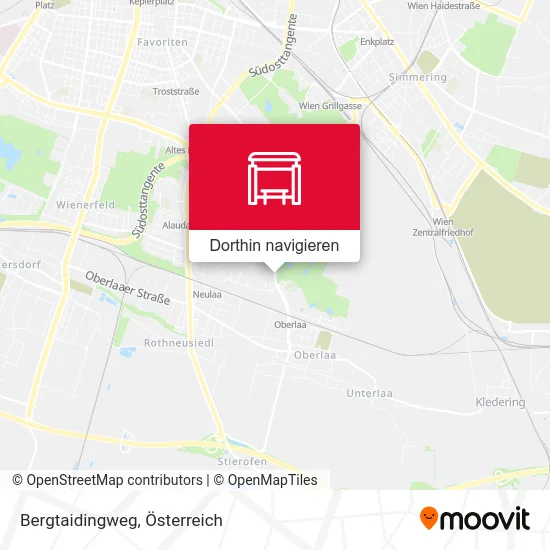 Bergtaidingweg Karte