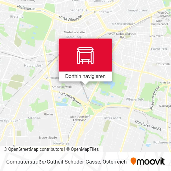 Computerstraße / Gutheil-Schoder-Gasse Karte