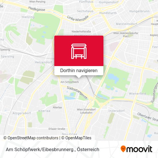 Am Schöpfwerk/Eibesbrunnerg. Karte