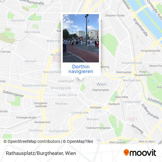 Rathausplatz/Burgtheater Karte