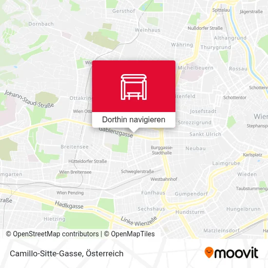 Camillo-Sitte-Gasse Karte