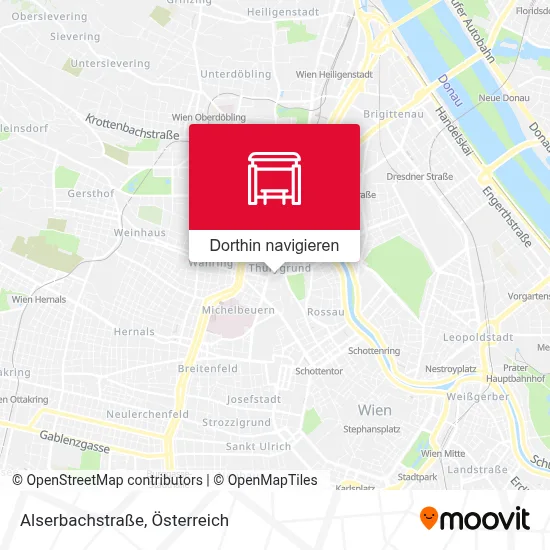 Alserbachstraße Karte