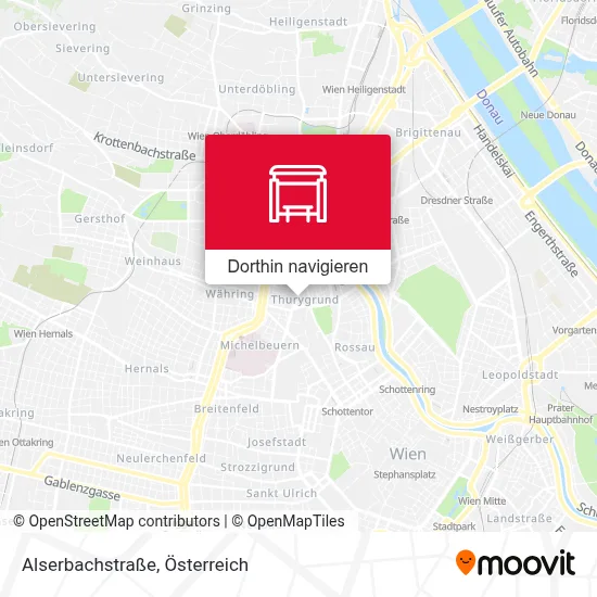 Alserbachstraße Karte