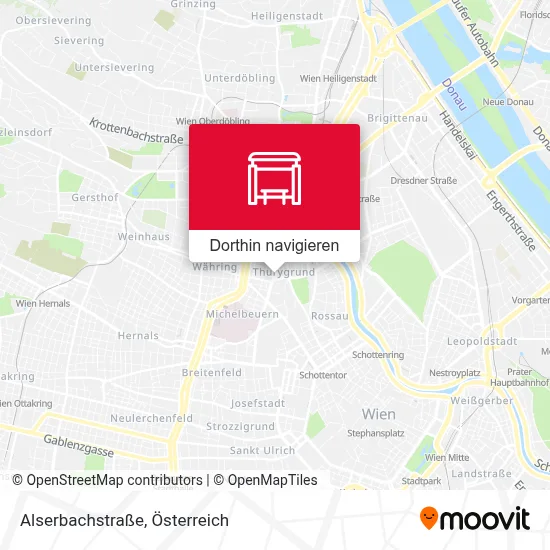 Alserbachstraße Karte