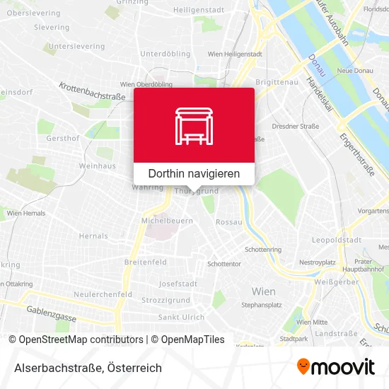 Alserbachstraße Karte