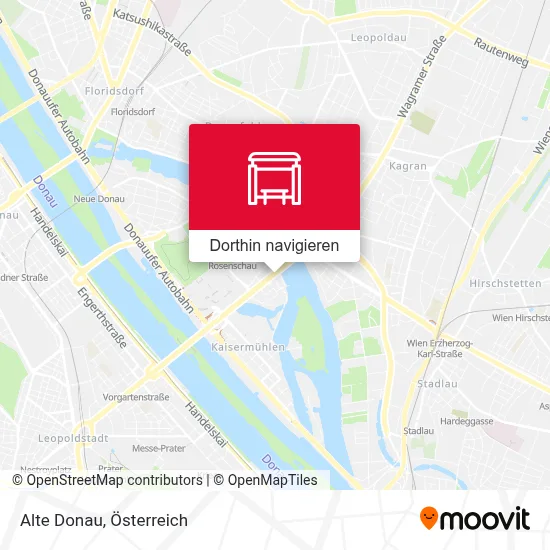 Alte Donau Karte