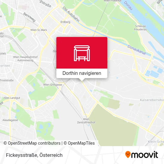 Fickeysstraße Karte