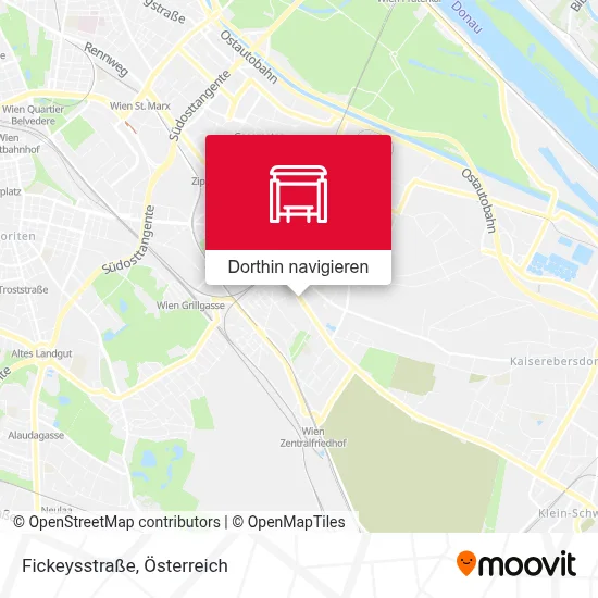 Fickeysstraße Karte