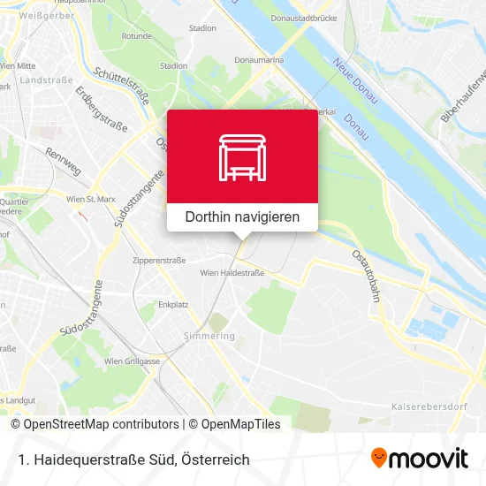 1. Haidequerstraße Süd Karte