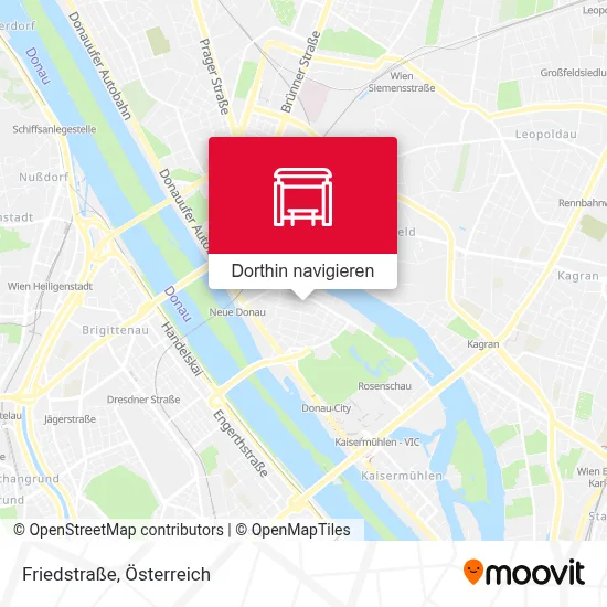 Friedstraße Karte