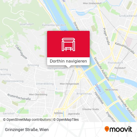 Grinzinger Straße Karte