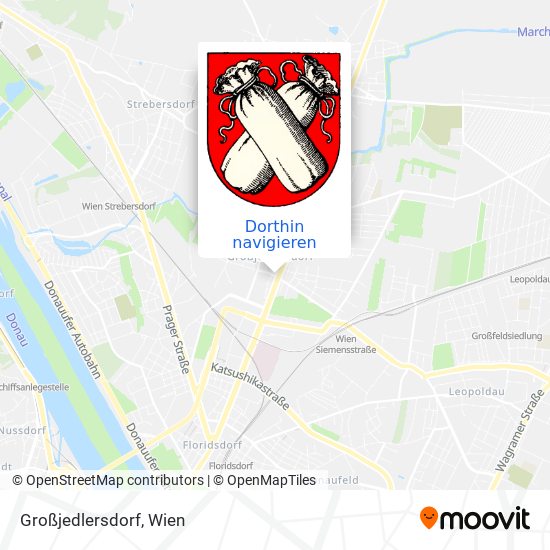 Großjedlersdorf Karte