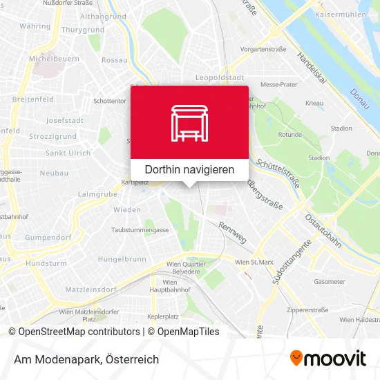 Am Modenapark Karte