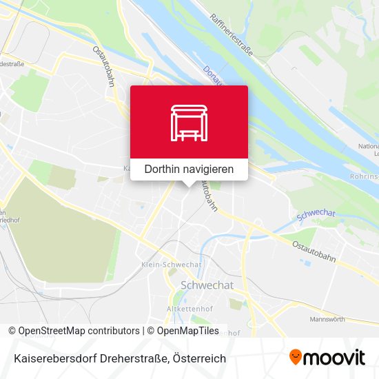 Kaiserebersdorf Dreherstraße Karte