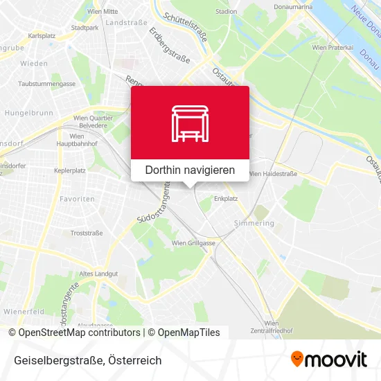 Geiselbergstraße Karte