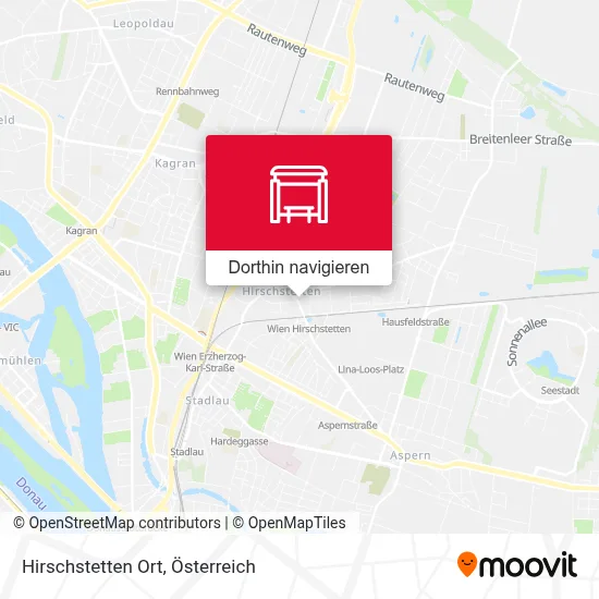 Hirschstetten Ort Karte