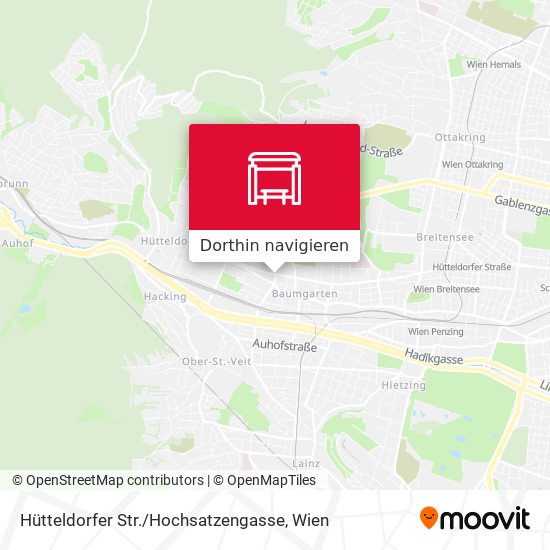 Hütteldorfer Str. / Hochsatzengasse Karte