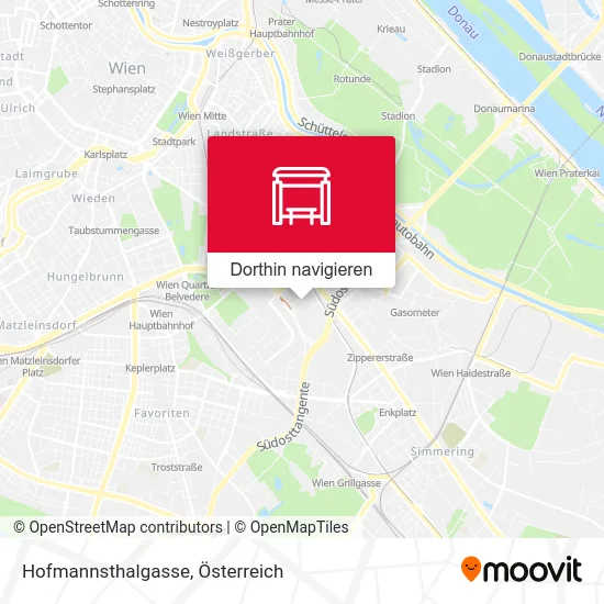 Hofmannsthalgasse Karte