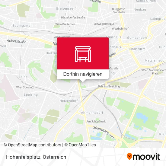 Hohenfelsplatz Karte