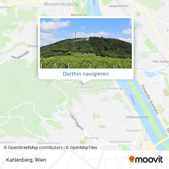 Kahlenberg Karte