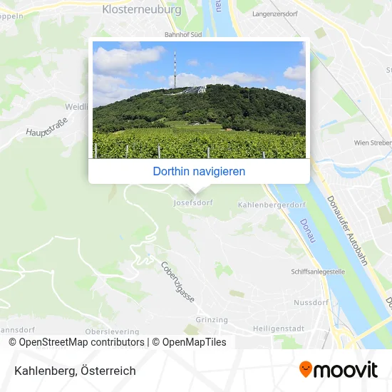Kahlenberg Karte