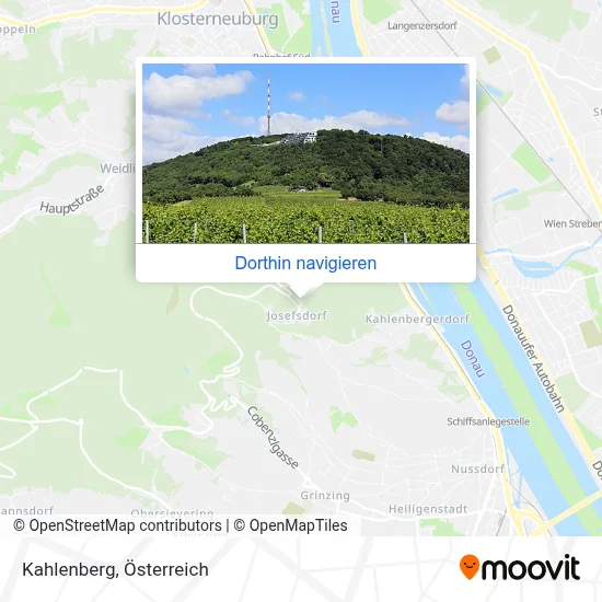 Kahlenberg Karte